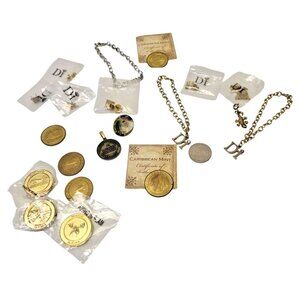 Lot of Jewelry Earrings Bracelets Charm Destination Wearable MILANO Coin Pendant